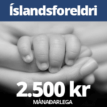 Íslandsforeldri 2.500 kr. mánaðarlegt framlag