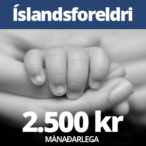 Íslandsforeldri 2.500 kr. mánaðarlegt framlag