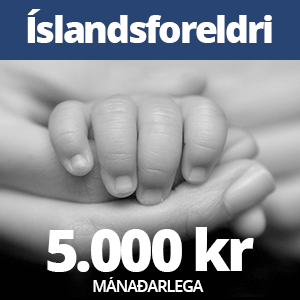 Íslandsforeldri 5.000 kr. mánaðarlegt framlag